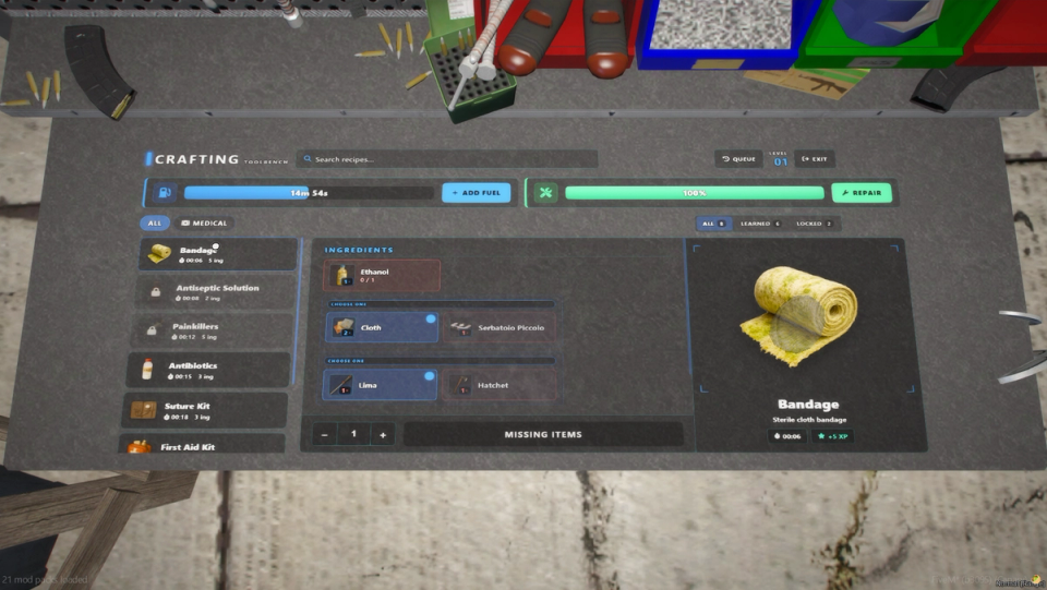 The Menu Lives on the Workbench