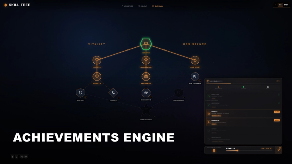 Achievements Engine