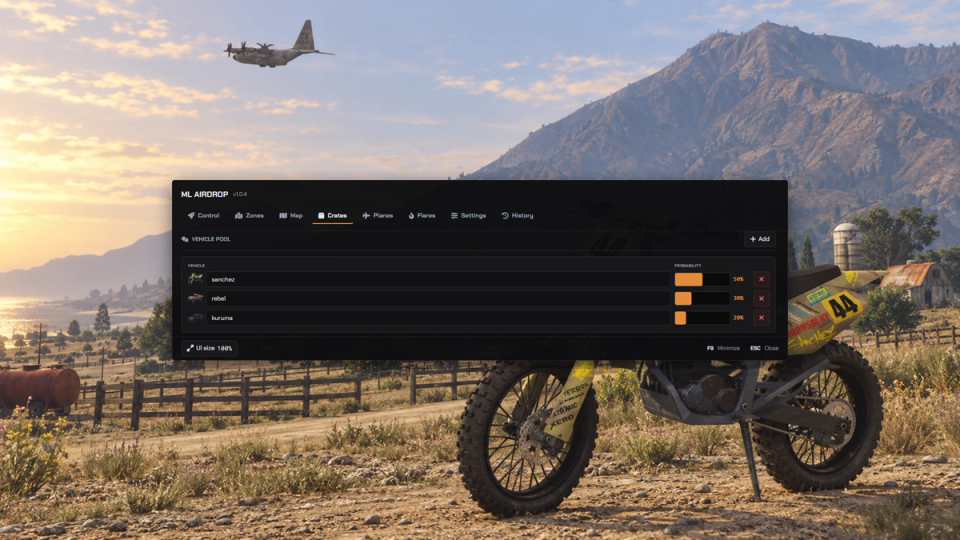 Vehicle Drops