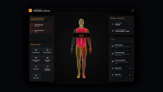Treatment list for that wound: what each item does, and which ones only a medic can apply