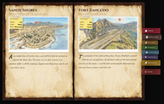 Two locations facing each other, from a quiet coastal town to a military perimeter