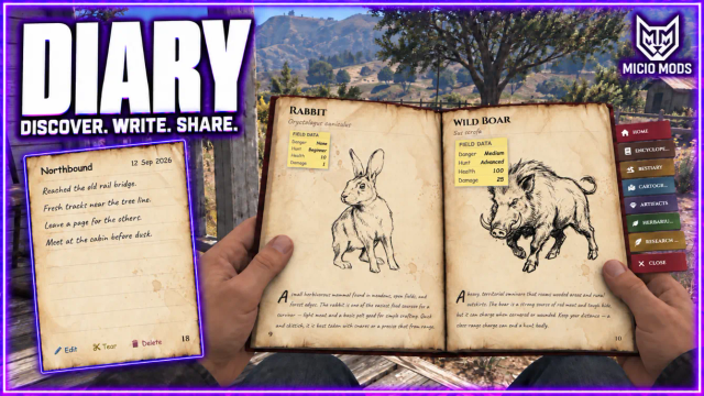 Diary | Notes and Bestiary