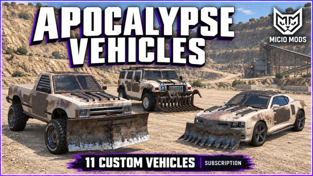 Apocalypse Vehicle Pack | Subscription