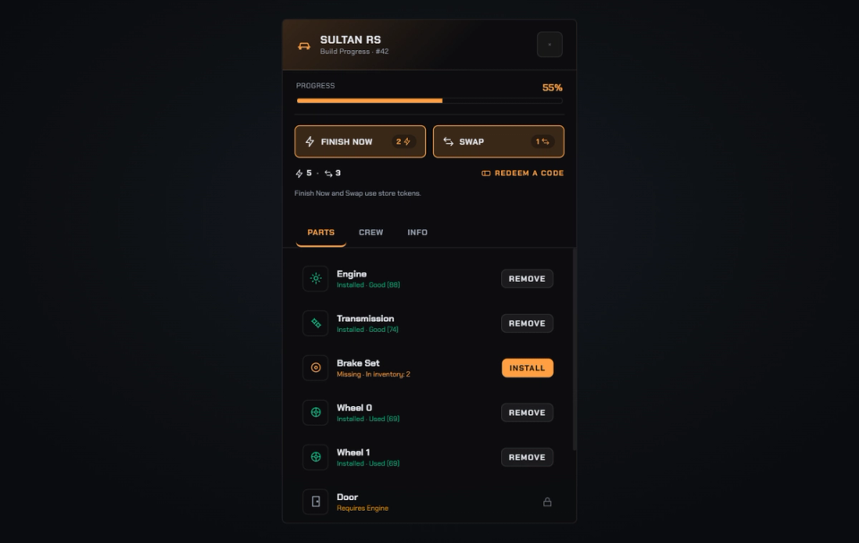 In-Game Admin Panel