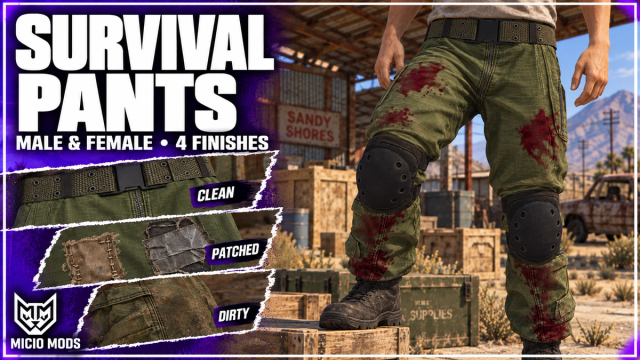 Survival Pants | FiveM Clothing Pack