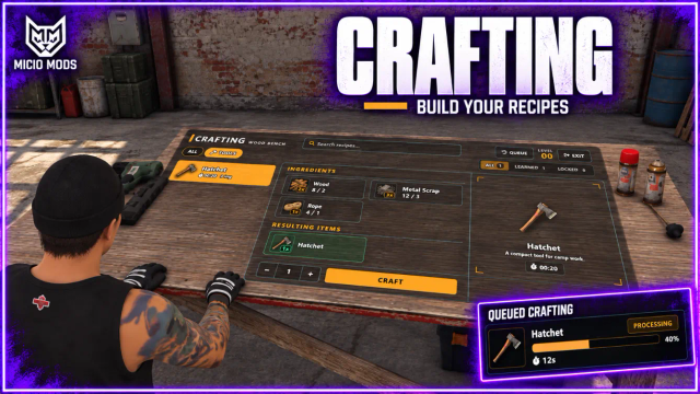 Crafting | Benches and Recipes