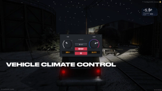 Luxury Vehicle Climate UI Theme