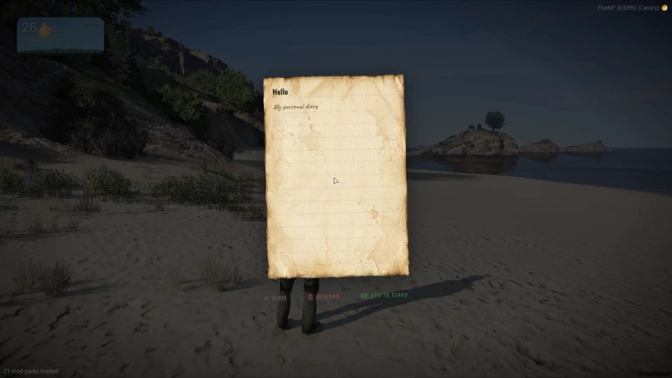 Tear Out a Page as an Item