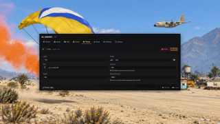 Titan flight settings with pilot, speed, altitude, spawn distance and descent effects.