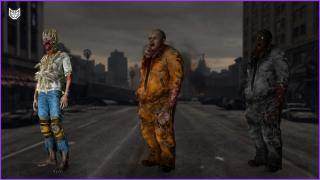 Asylum, Bloater, Bloater Burnt zombie peds for FiveM