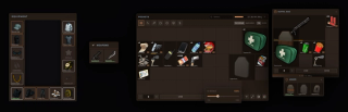 Players resize the whole interface between 75% and 150%, and the setting is remembered between sessions