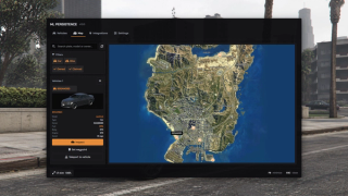 Fleet map — grouped parking locations and the selected Sentinel with complete condition details, inspection, waypoint and teleport actions