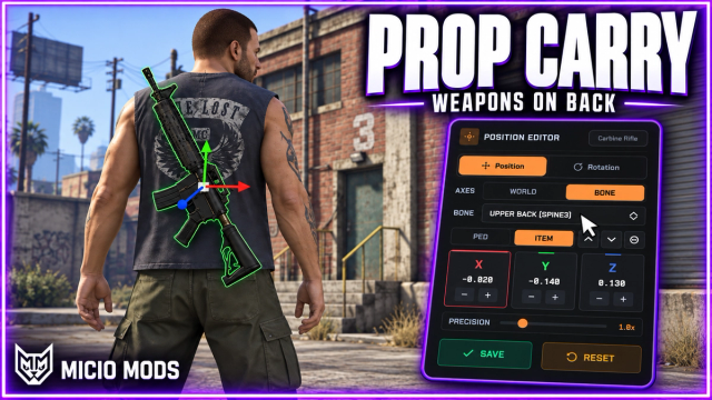 Prop Carry | Weapons On Back