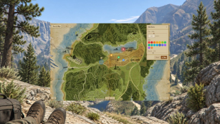 Radius marker editor with a 300-metre zone and opacity controls.