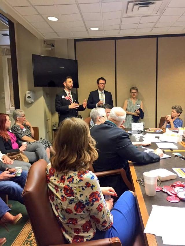 Citizens fill a Capitol meeting room to hear speakers during the first Let's Fix This day at the Capitol.