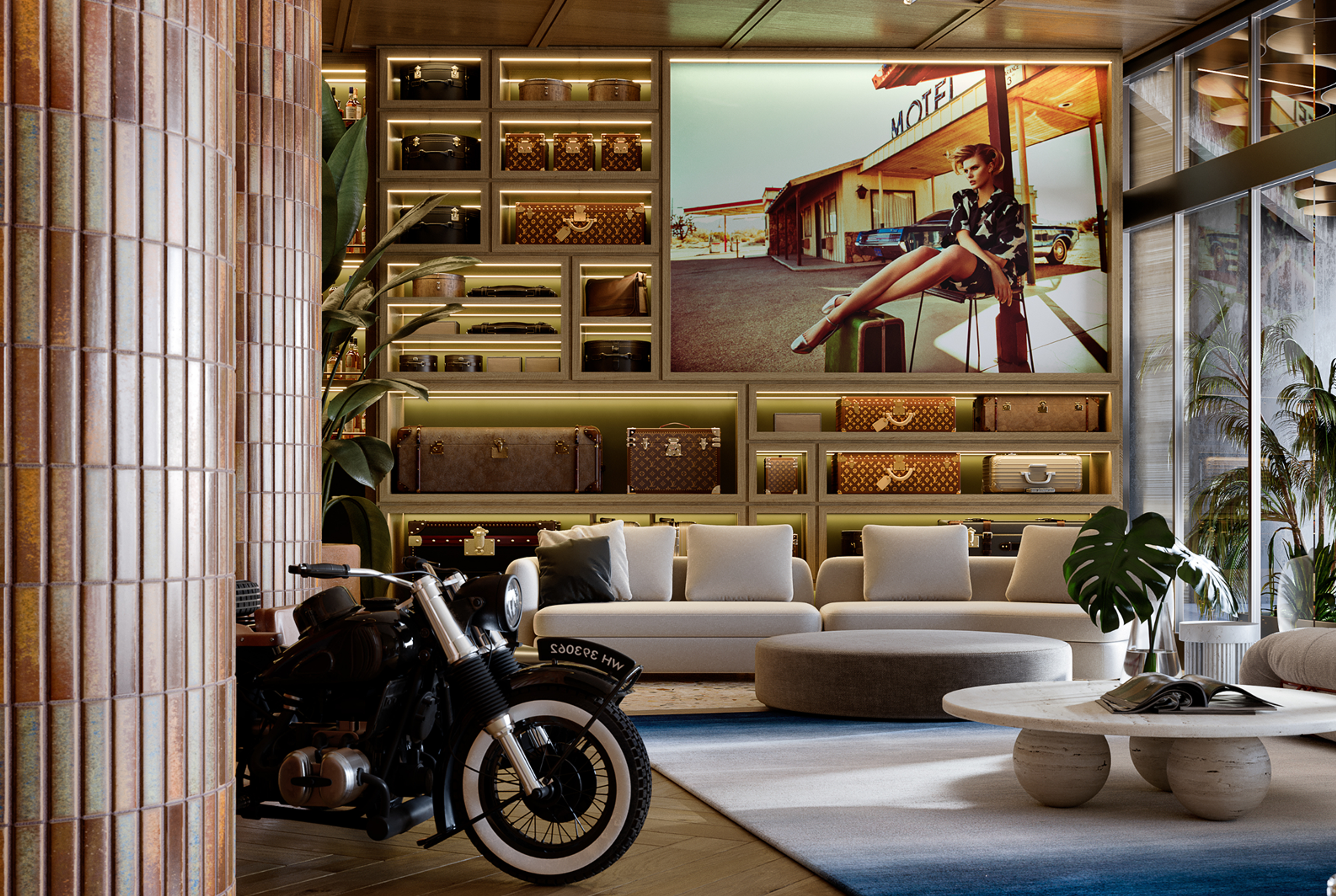 Lounge at The Rider Residences