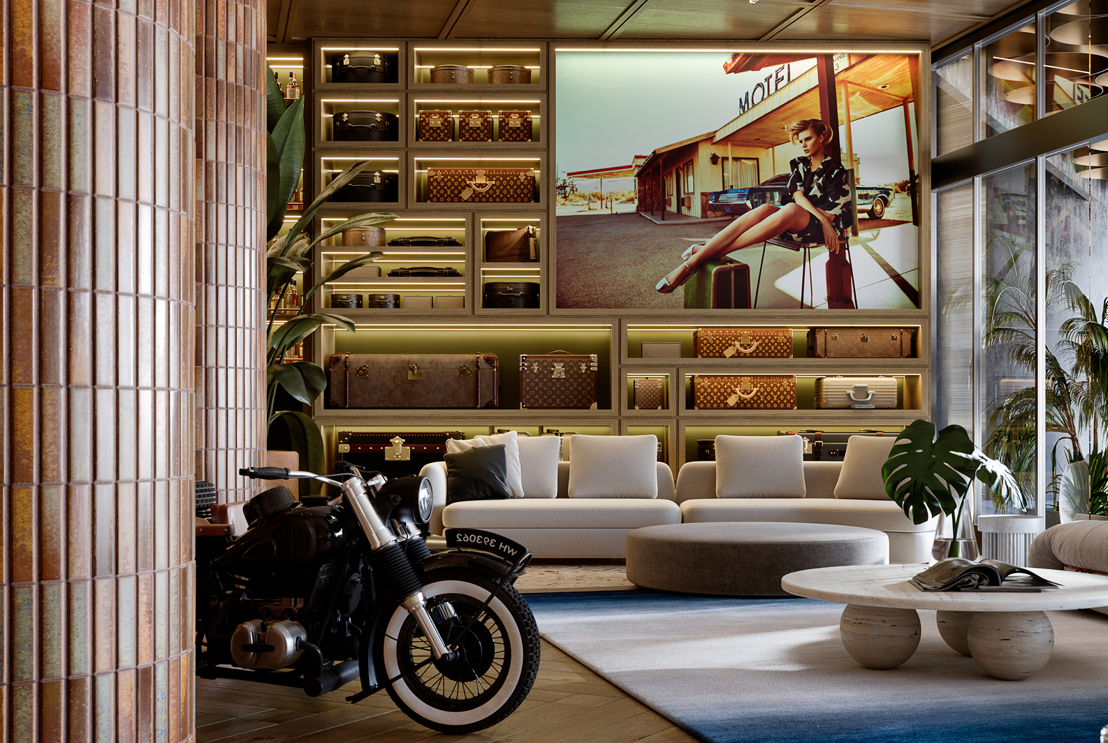 Lounge at The Rider Residences