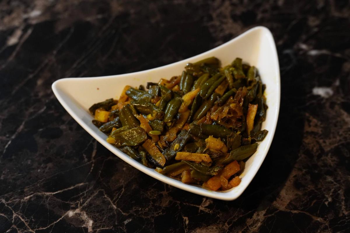 Aloo Beans Bhaji