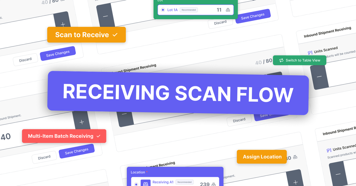 Introducing the Receiving Scan Flow