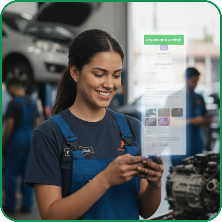 Modelo de orçamento pronto para instalações elétricas com campos personalizáveis