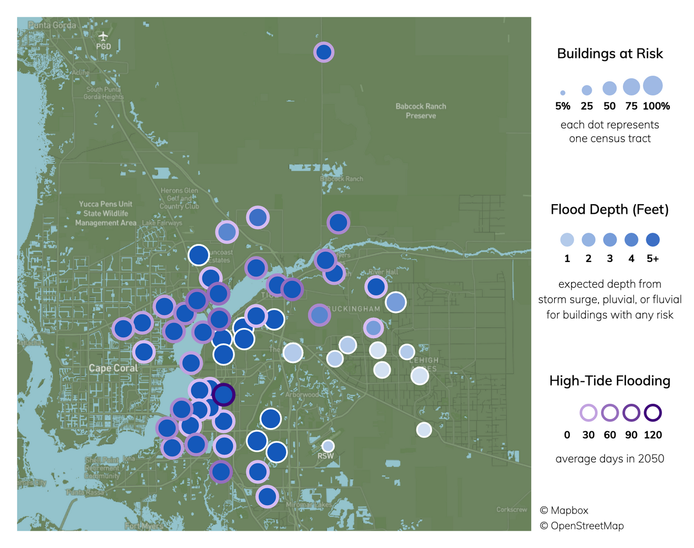 Fort Myers, Florida Climate Change Risks and Hazards: Heat, Flood