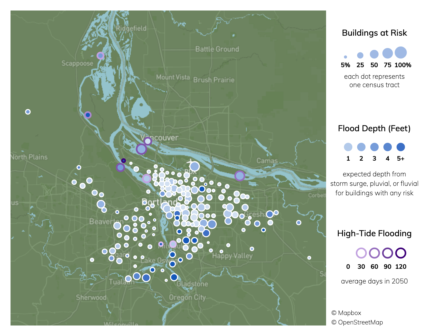 Portland, Oregon Climate Change Risks and Hazards Precipitation, Heat