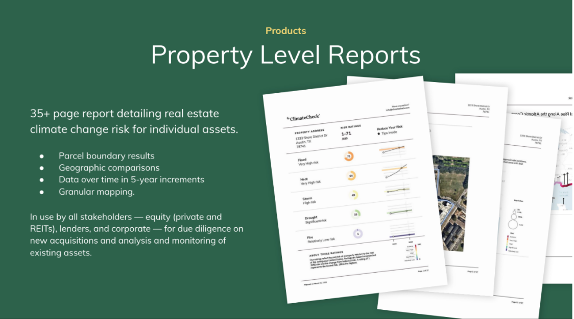 Property Level Reports