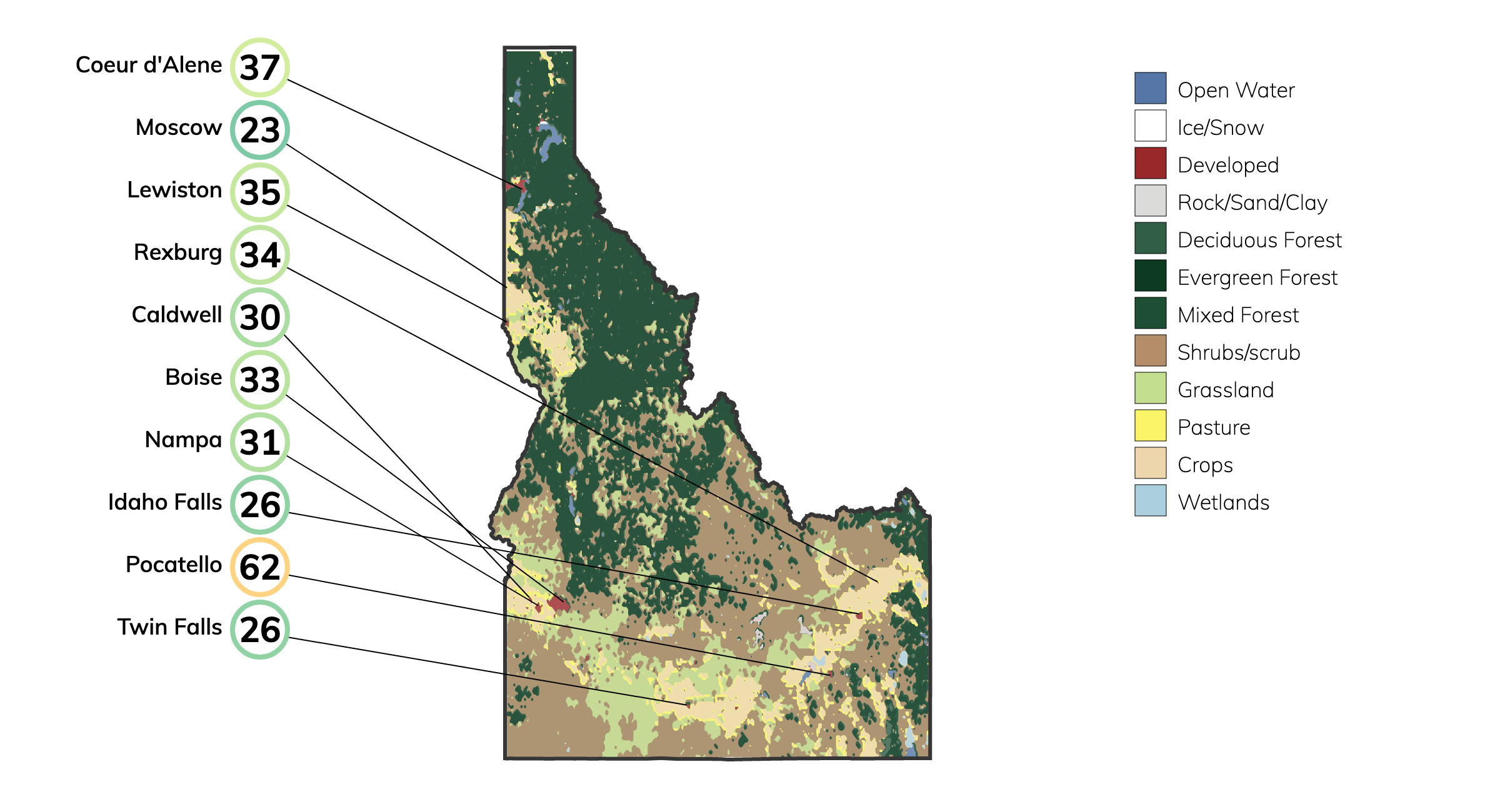 Idaho Top Climate Change Risks Fire, Heat, Storm, Drought / ClimateCheck