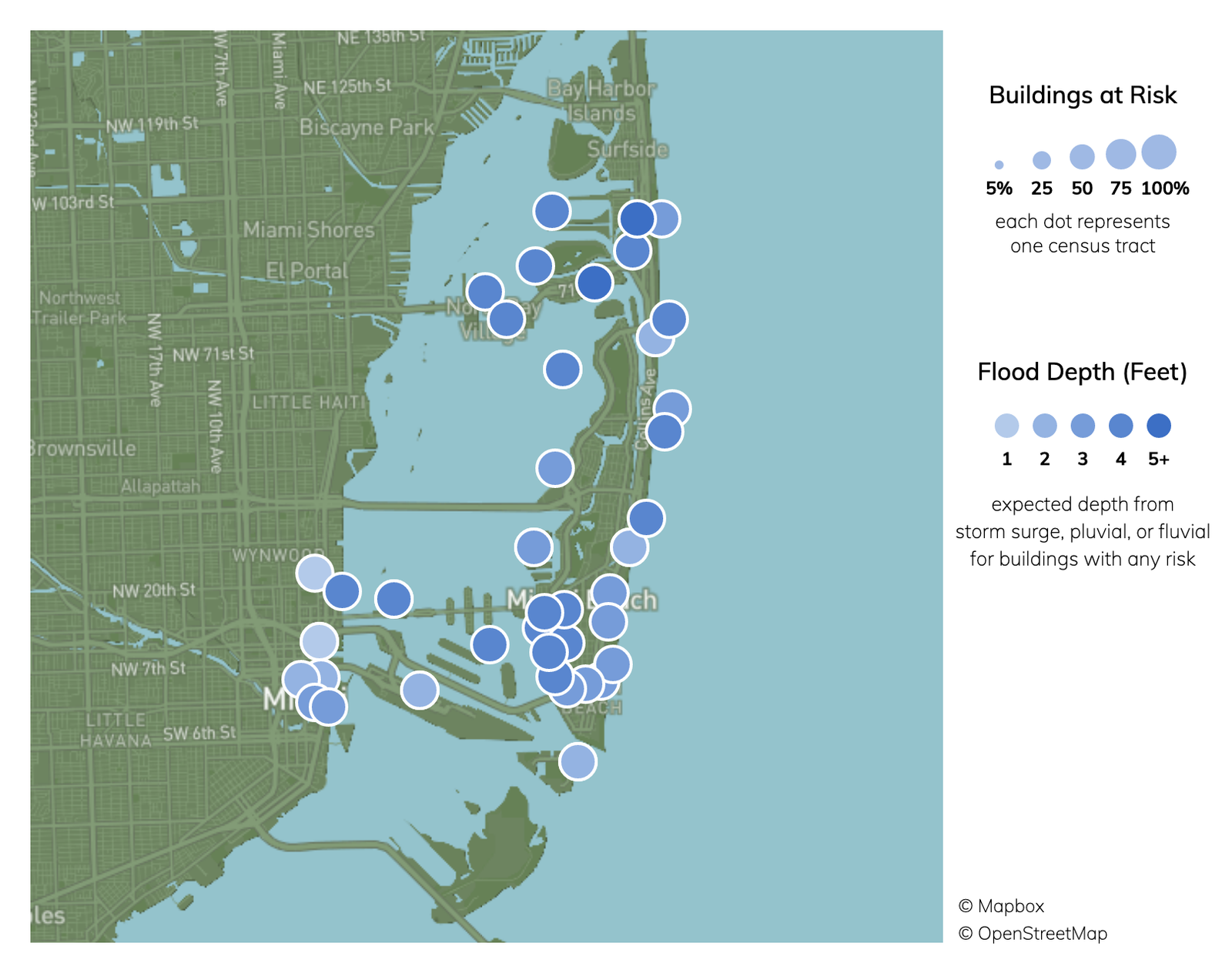 Miami Beach, Florida Climate Change Risks and Hazards: Flood, Heat ...