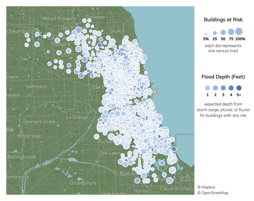 Chicago, Illinois Climate Change Risks and Hazards Precipitation, Heat