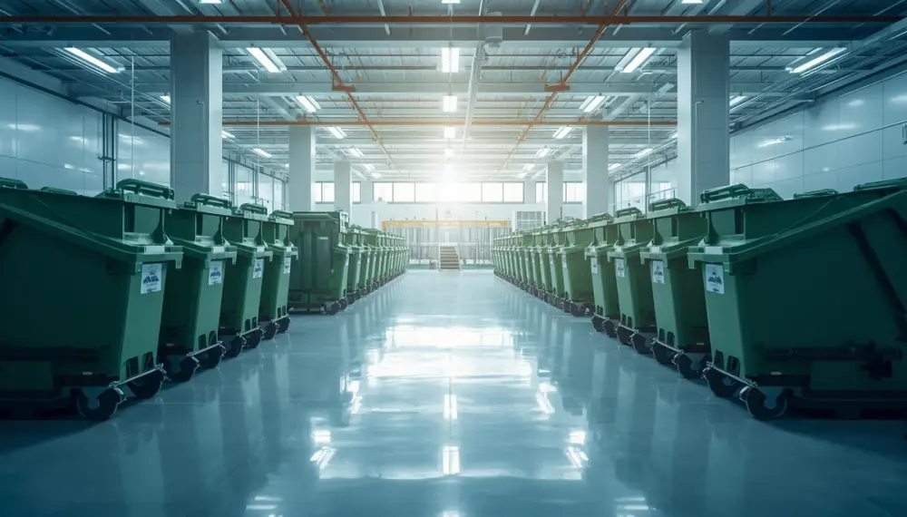 A bright, well-maintained facility corridor emphasising cleanliness and compliance
