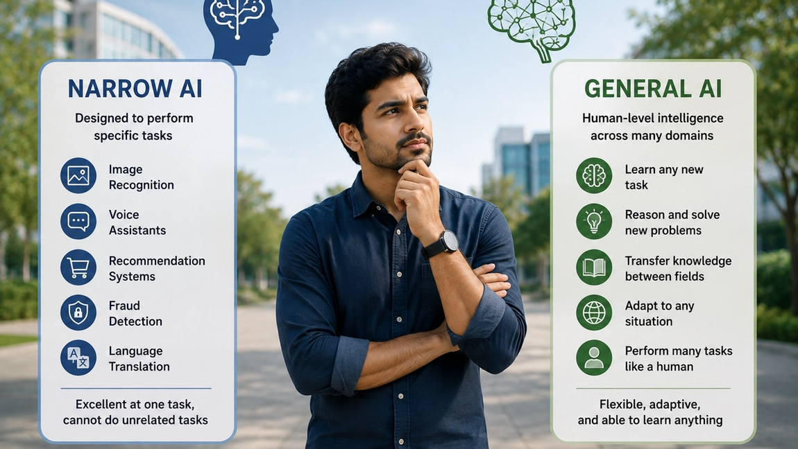 The Difference Between Narrow AI and General AI