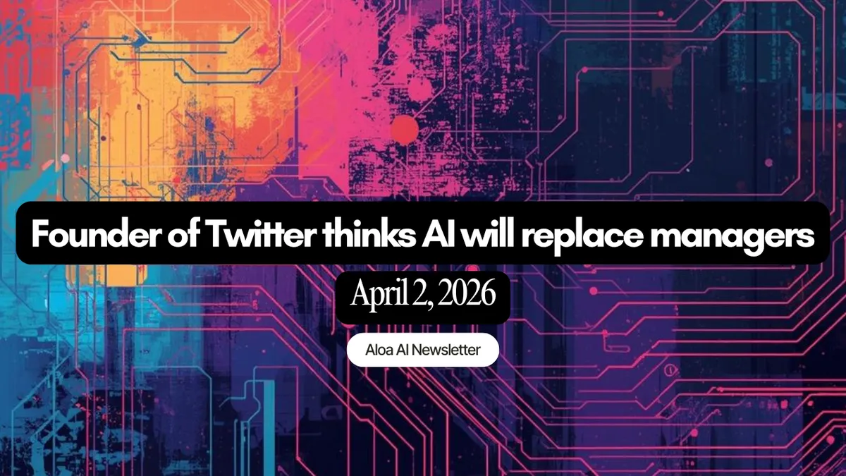 Founder of Twitter thinks AI will replace managers