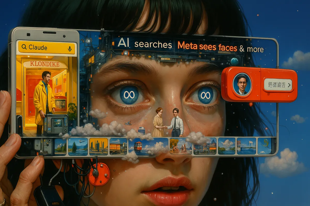 Claude searches, Meta sees faces & more (May 9, 2025)