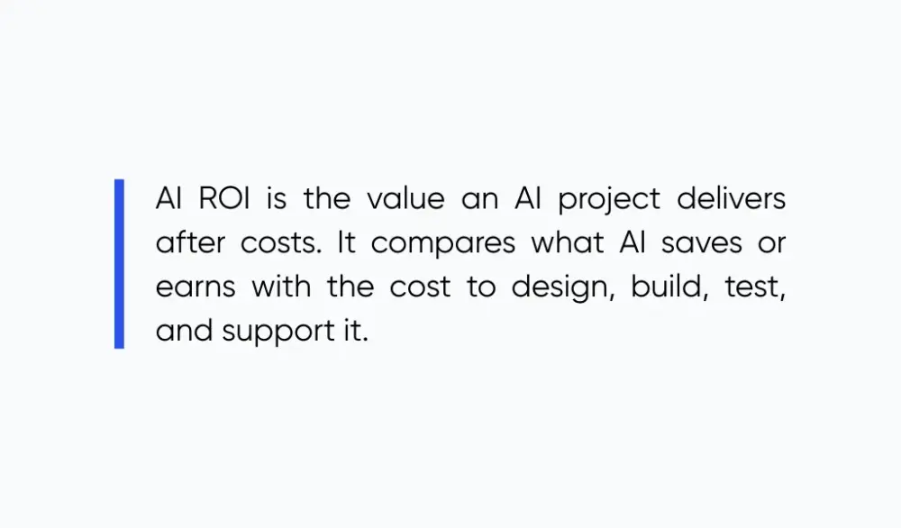 What Matters in AI ROI Measurement