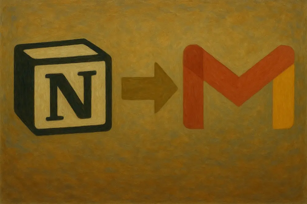 Notion Mail integrating with Gmail to manage emails and tasks