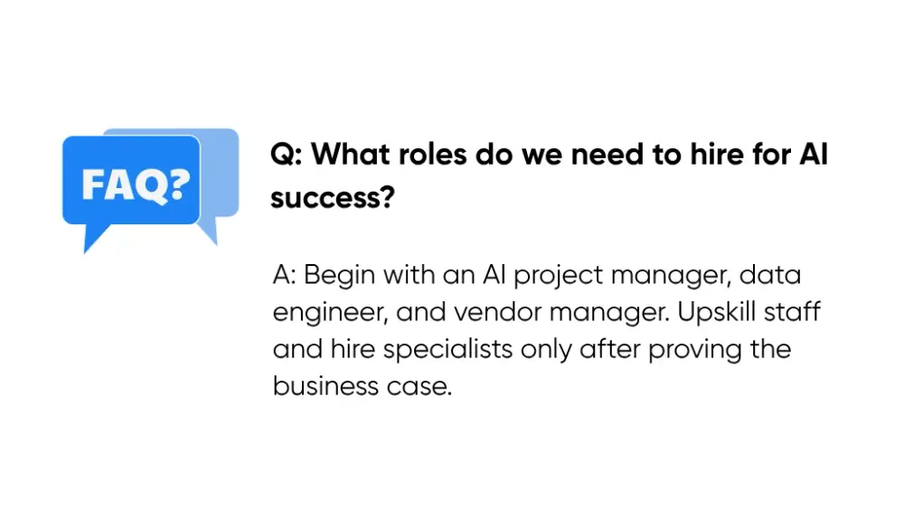 What Roles Do We Need to Hire for AI Success