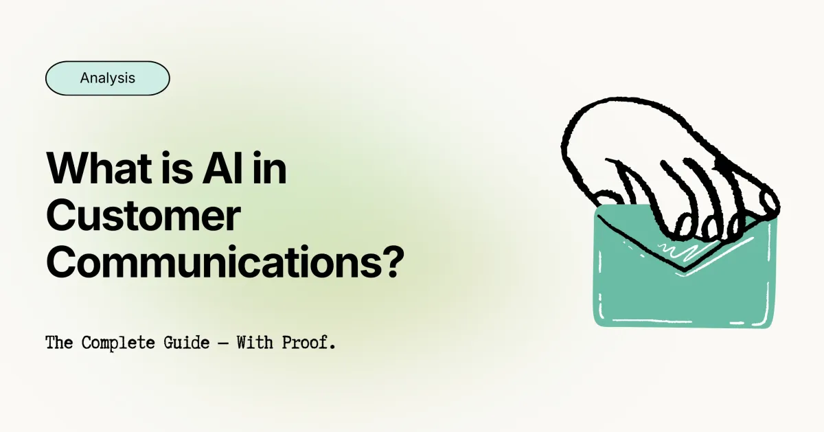 What is AI in Customer Communications? All You Need to Know + Examples