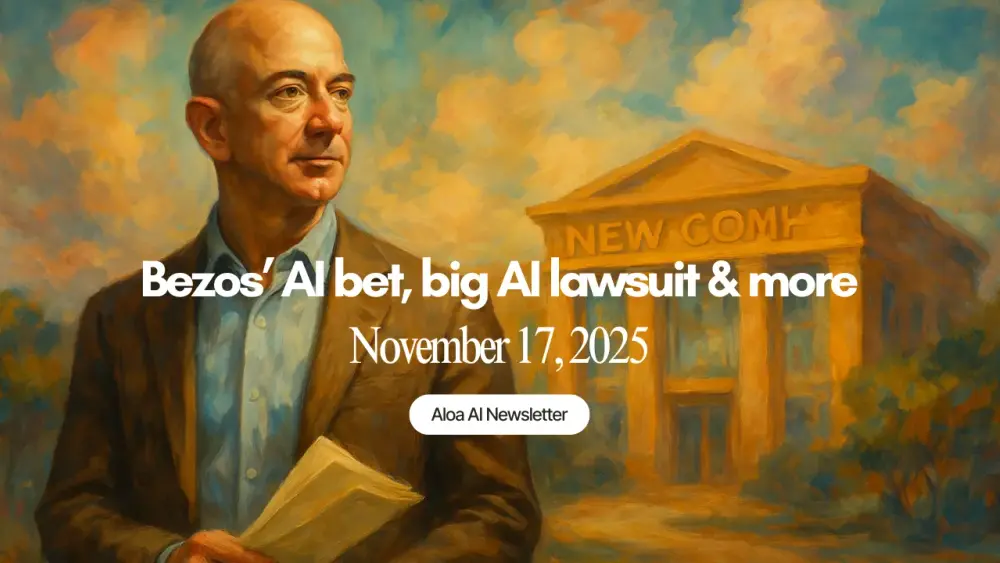 Bezos’ AI bet, big AI lawsuit & more (November 17, 2025)