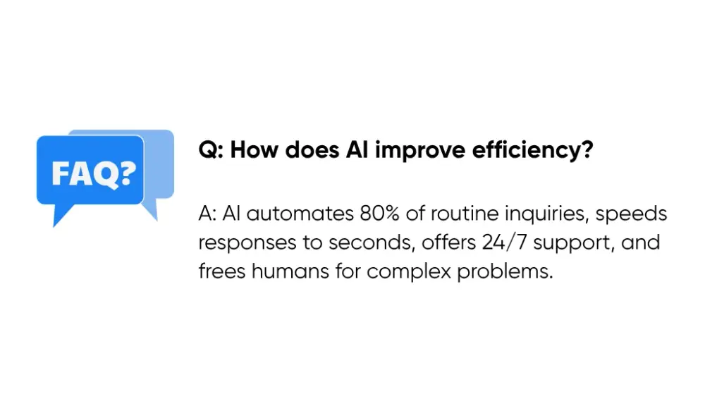 How Does AI Improve Efficiency
