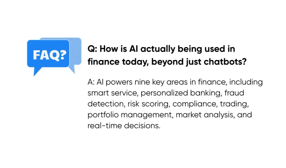 How Is AI Actually Being Used in Finance Today, Beyond Just Chatbots