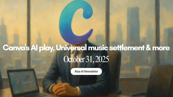 Canva's AI play, Universal music settlement & more (October 31, 2025)