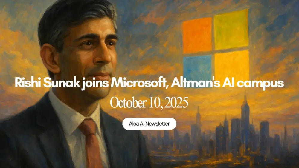 Rishi Sunak joins Microsoft, Altman's AI campus & more (October 10, 2025)