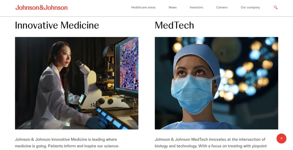 Johnson & Johnson_homepage