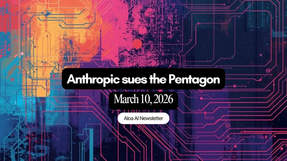 Anthropic sues the Pentagon