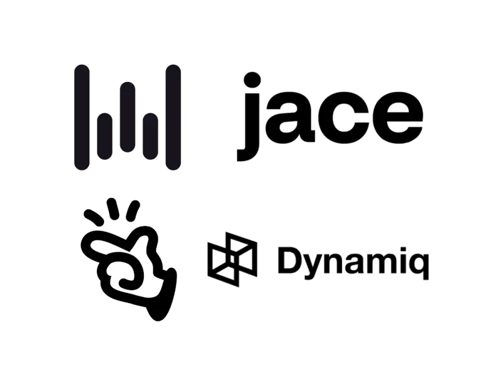 Logos of Wispr Flow, Jace, Manus AI, and Dynamiq