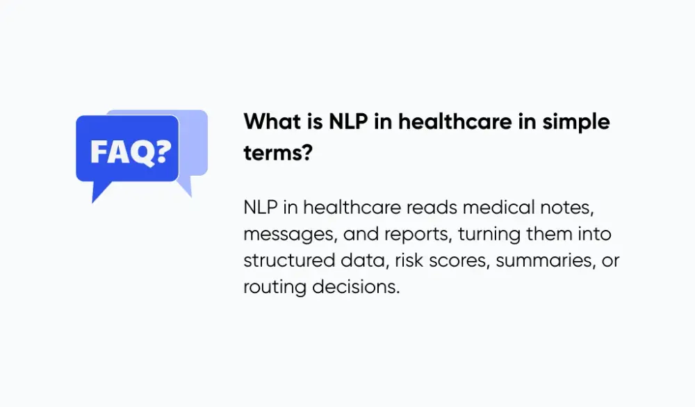  NLP in healthcare in simple terms