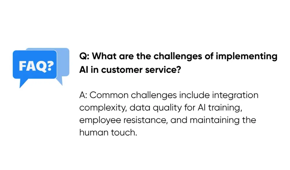 What Are the Challenges of Implementing AI in Customer Service