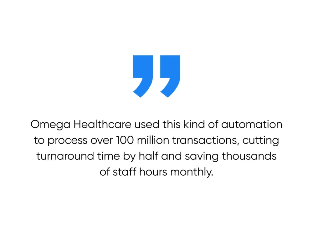 Omega Healthcare's AI Success