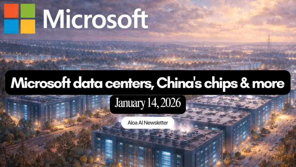 Microsoft data centers, China's chips & more (January 14, 2026)